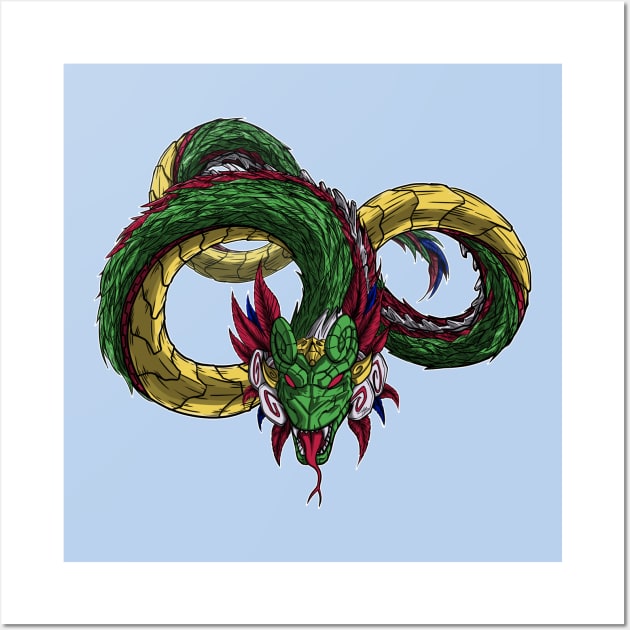 Quetzalcoatl Wall Art by Carlo Betanzos